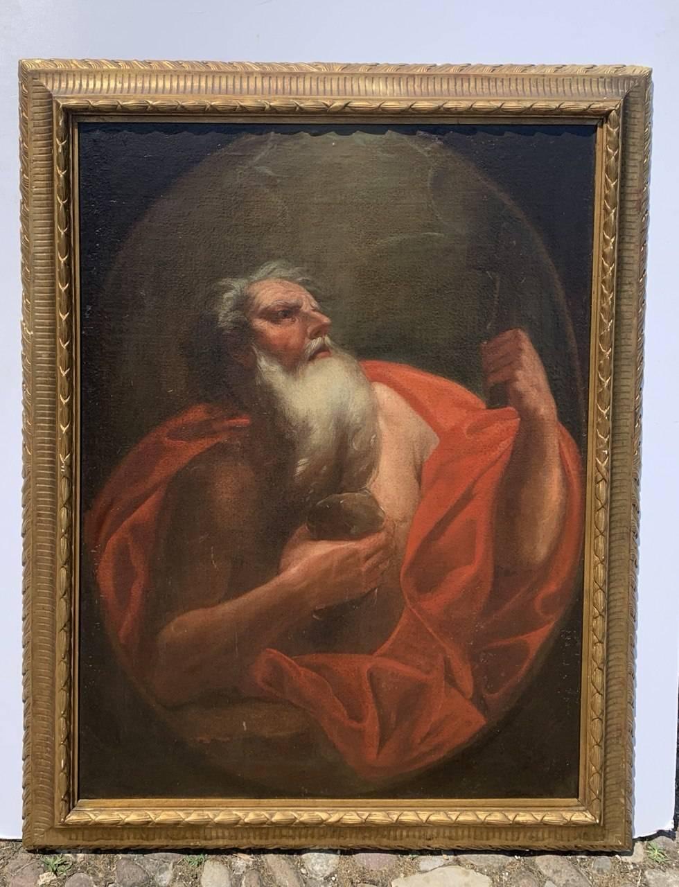 Camillo Sagrestani Werkstatt Toskana - 17. Jahrhundert Figurenmalerei - Heiliger Hieronymus (Barock), Painting, von Unknown