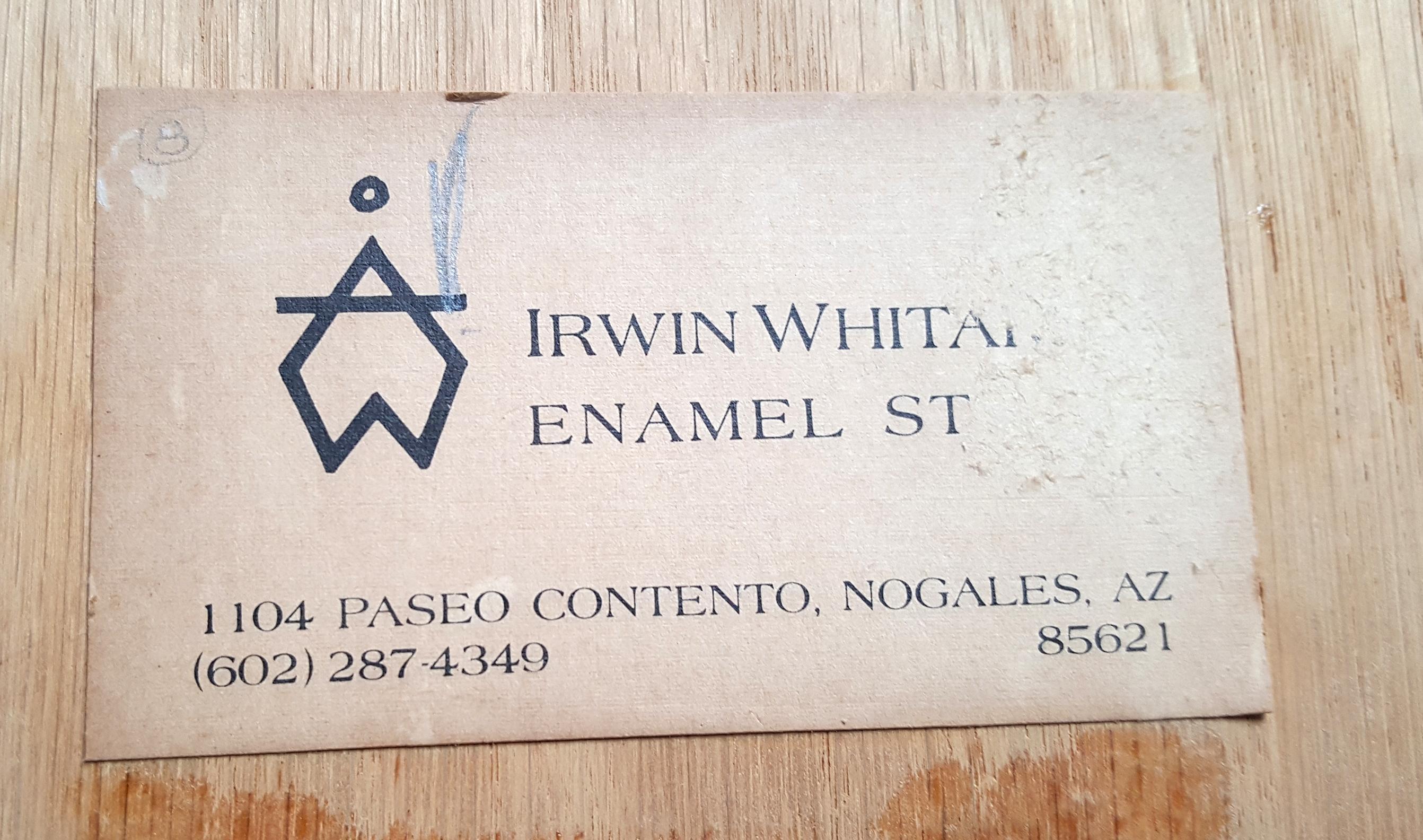 Paesaggio smaltato in rame 'Capitol Reef' di Irwin Whitaker in vendita 2