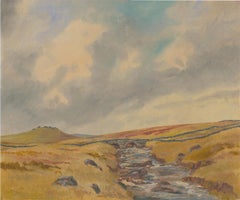 Captain J.D Guille - Signed Contemporary Oil, Dartmoor Landscape