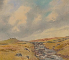 Captain J.D Guille - Signed Contemporary Oil, Dartmoor Landscape