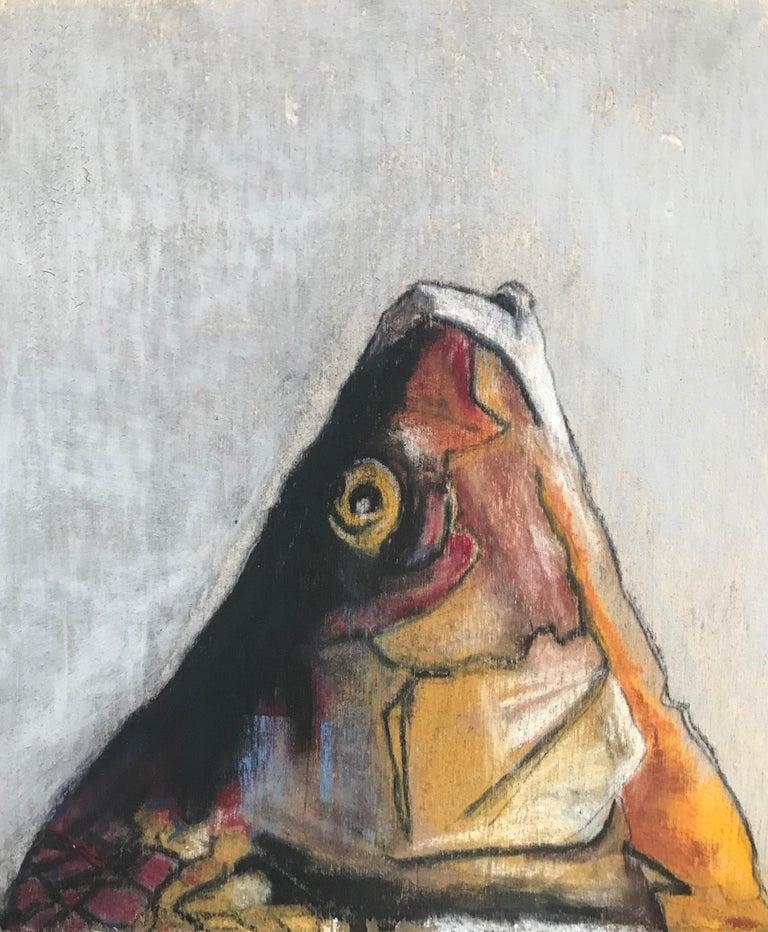 Carpe Diem Fisch-Gemälde im Angebot 1