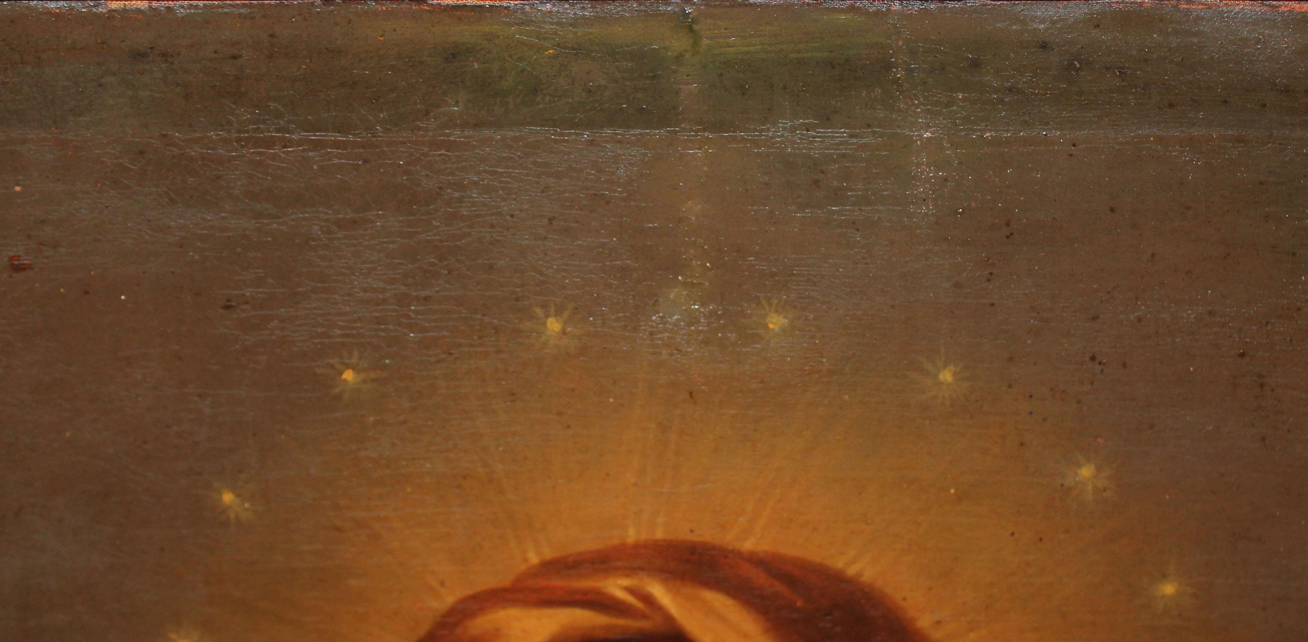 Scuola catalana (XIX secolo) - Olio su tela - Vergine e Bambino - Painting Antichi maestri di Unknown