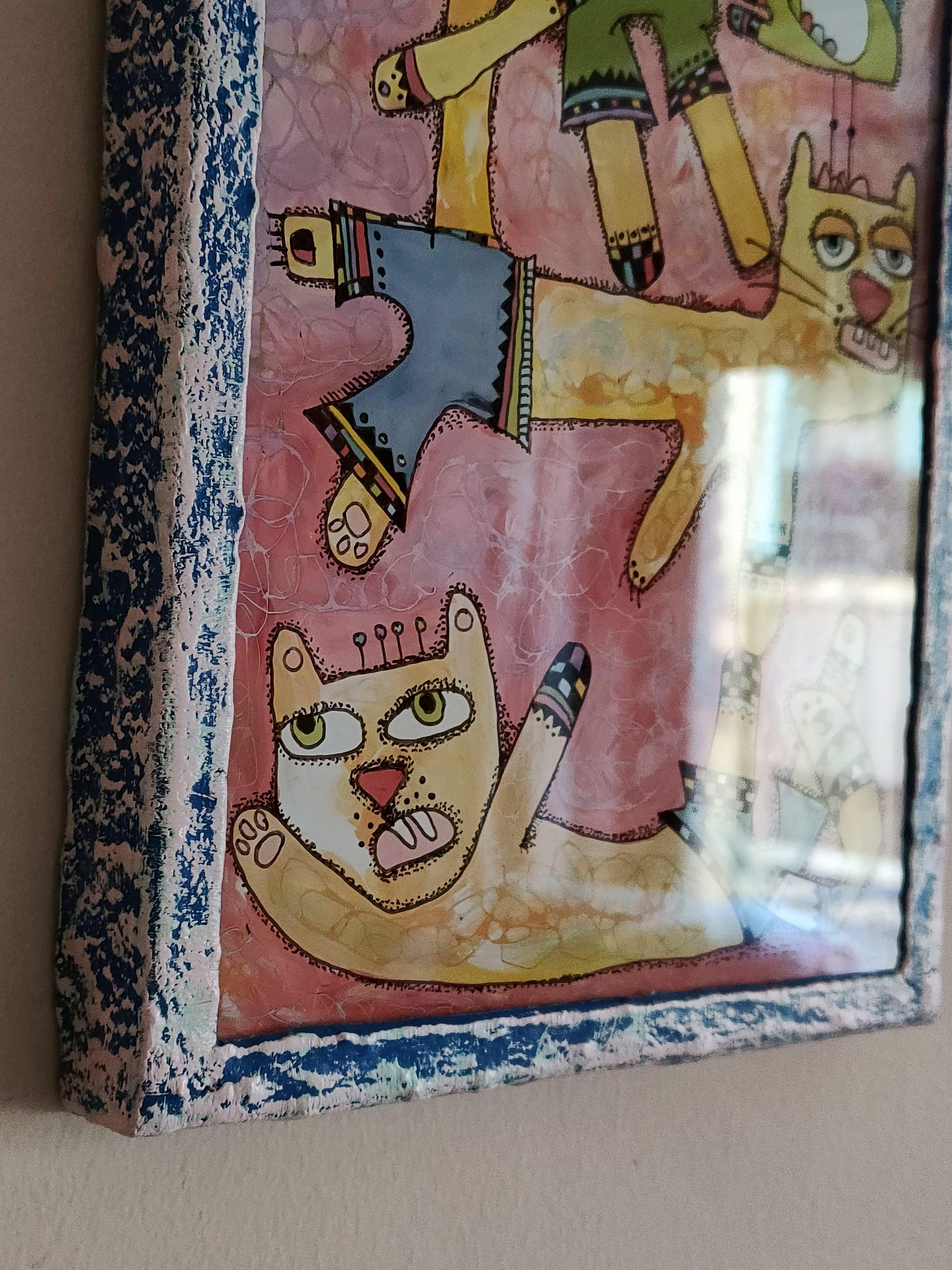 Pittura di un artista moldavo.
Ha un vetro e una cornice che non possono essere smontati, poiché fanno parte dell'opera.
Non conosco la tecnica con cui è stato realizzato questo quadro, ma è fatto a mano ed è un pezzo unico.
Viene spedito ben