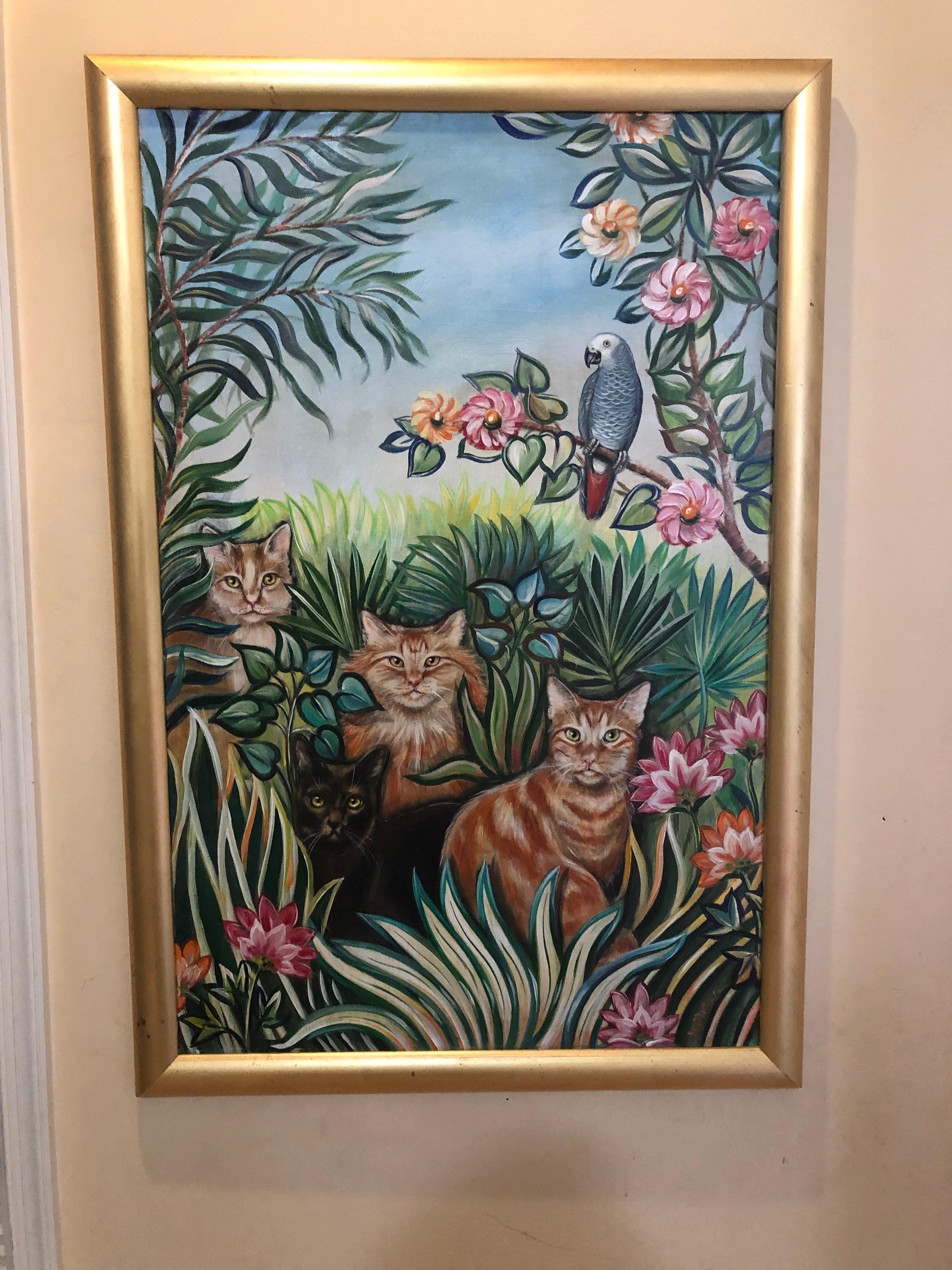 Katzen – Painting von Unknown