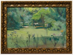 Cecile Hertz-Eyrolles (1875-1974) - Framed Mid 20th Century Oil, Late Spring
