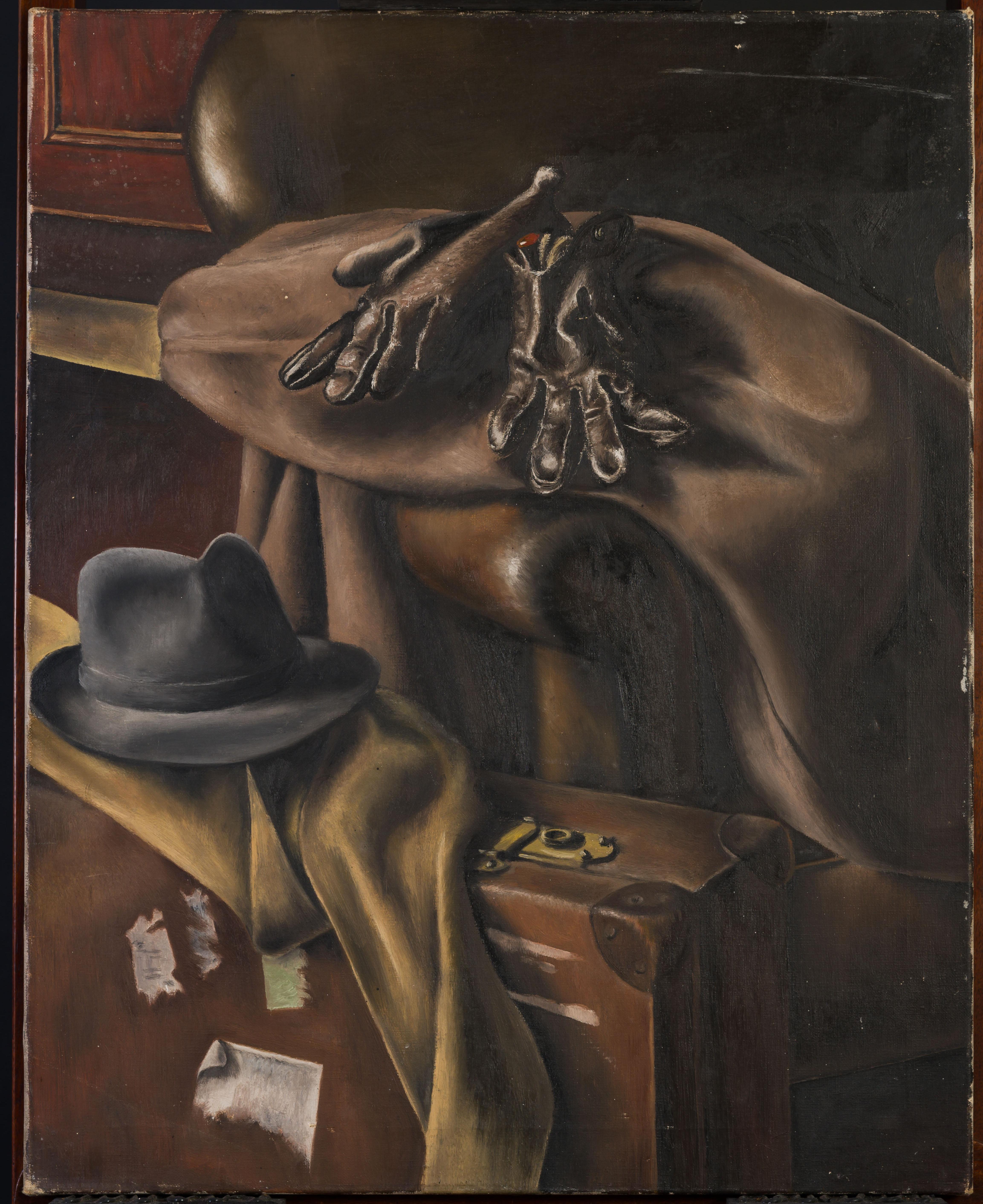 Chandleresque Pastiche , signed and dated - Painting by Unknown