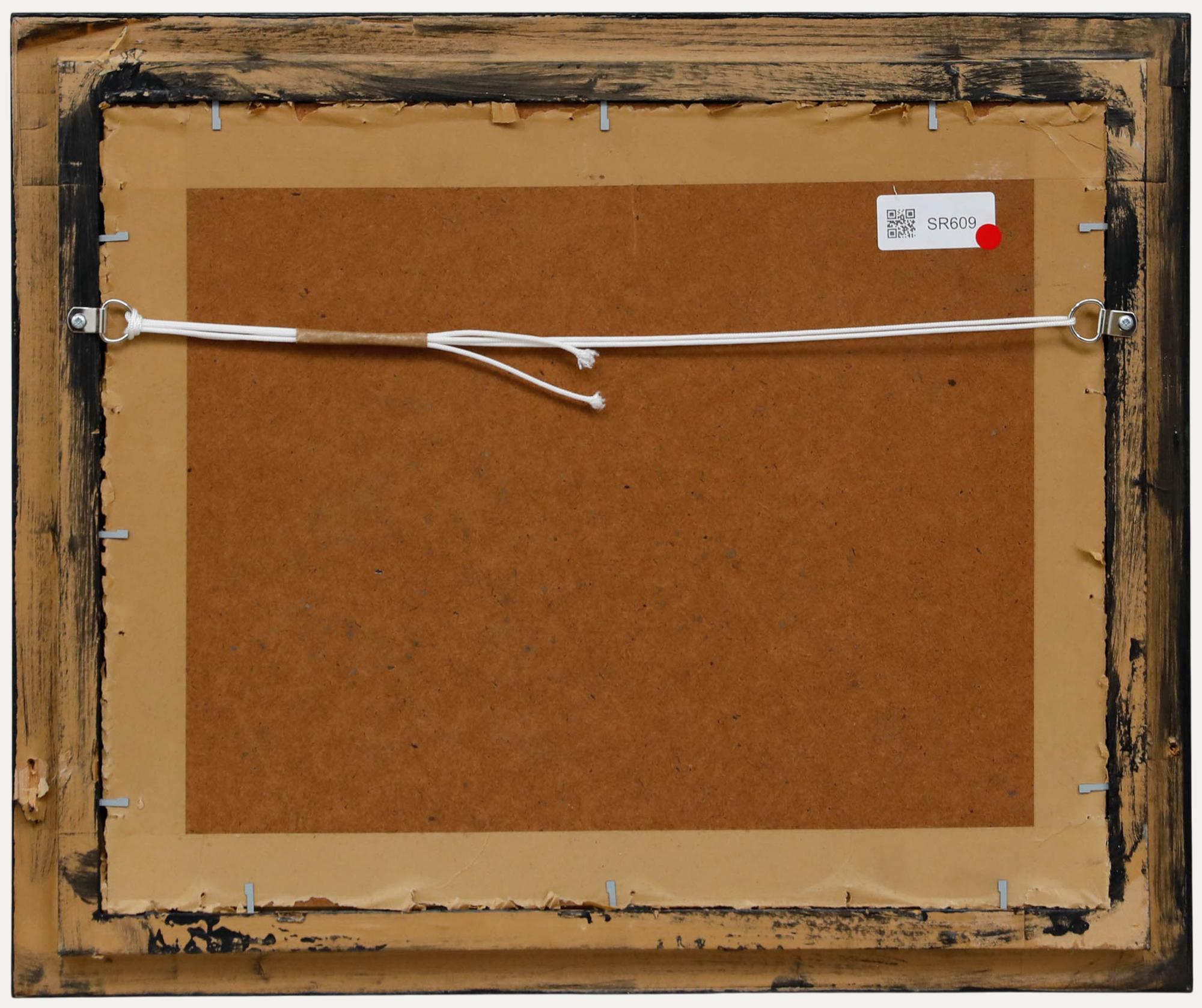 Charles Burton (geb. 1929) - Gerahmtes Öl aus der Mitte des 20. Jahrhunderts, Walisische Kapelle (Schwarz), Landscape Painting, von Unknown