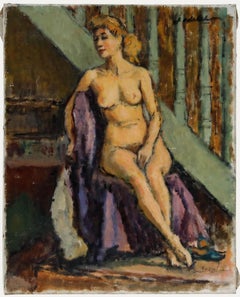 Charles Emmanuel Jodelet (1883-1973) - Mid 20th Century Oil, The Model