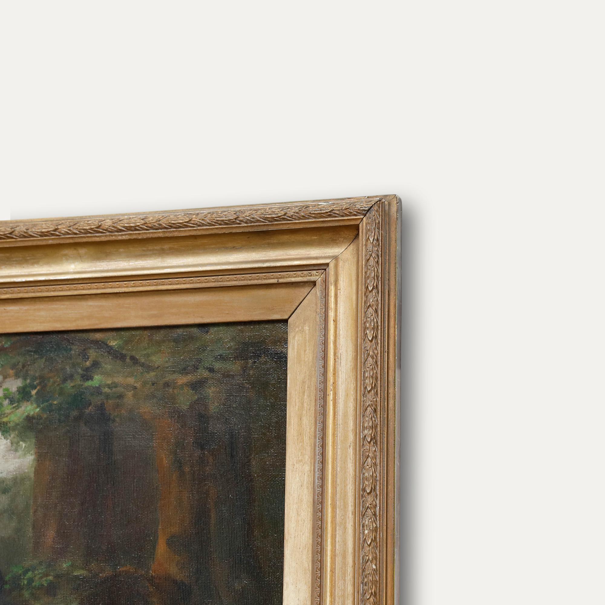 Charles K. O'Kennedy  - Olio dei primi del Novecento, Cavalli in riva al mare in vendita 1