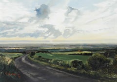 Charles Rake (b.1946) - 20th Century Oil, Brightening Sky
