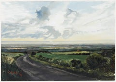 Charles Rake (b.1946) - 20th Century Oil, Brightening Sky