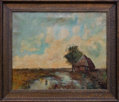 Charming American Impressionist Landscape Painting
