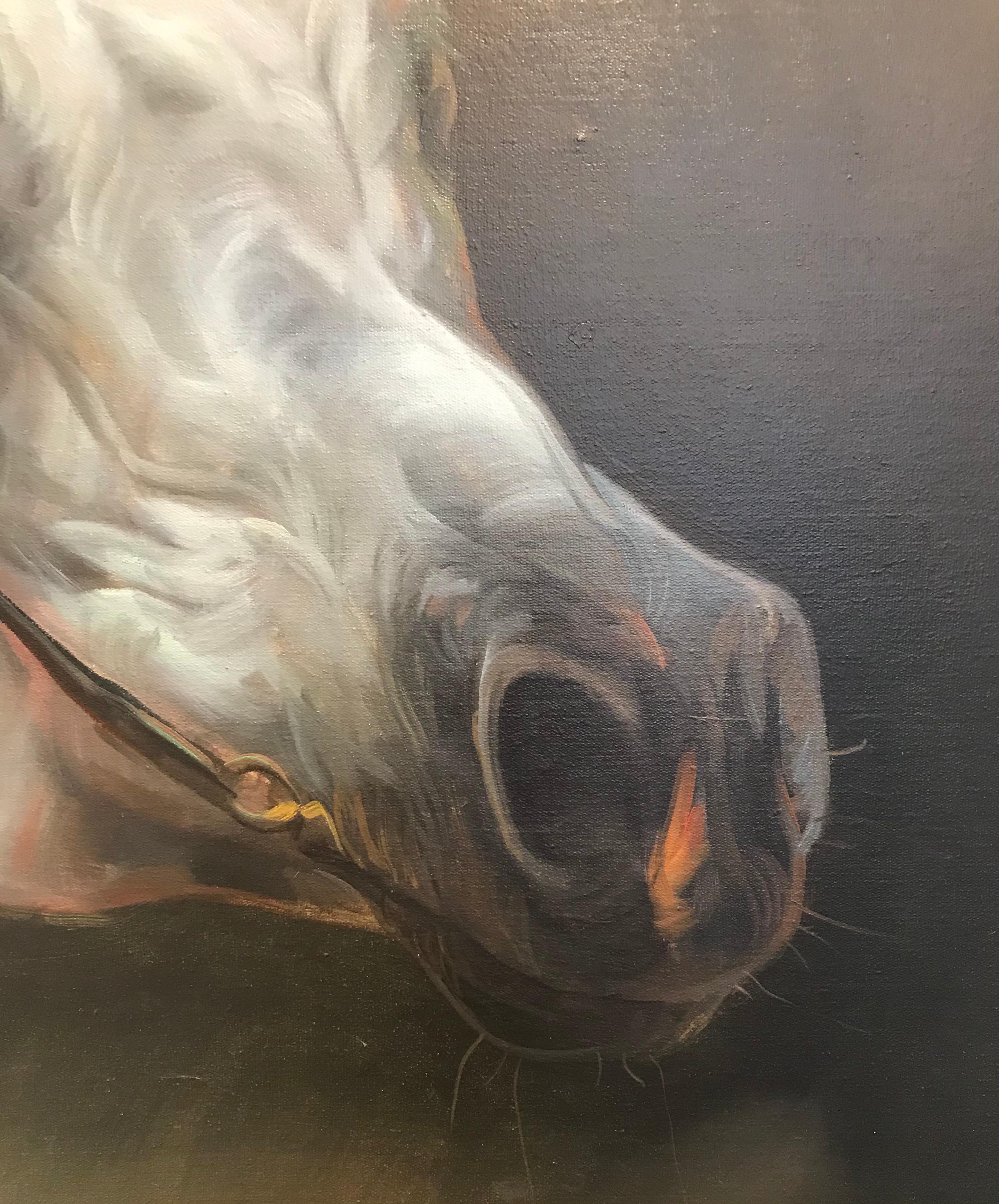 Horse - Realist Painting by Unknown