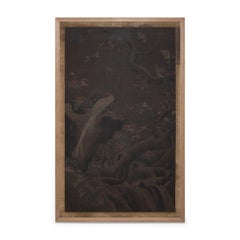 Peinture à l'encre chinoise représentant des faisans argentés et des fleurs d'hiver, dynastie Ming
