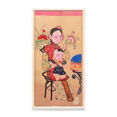 Yangliuqing Longevity New Year Painting, c. 1920