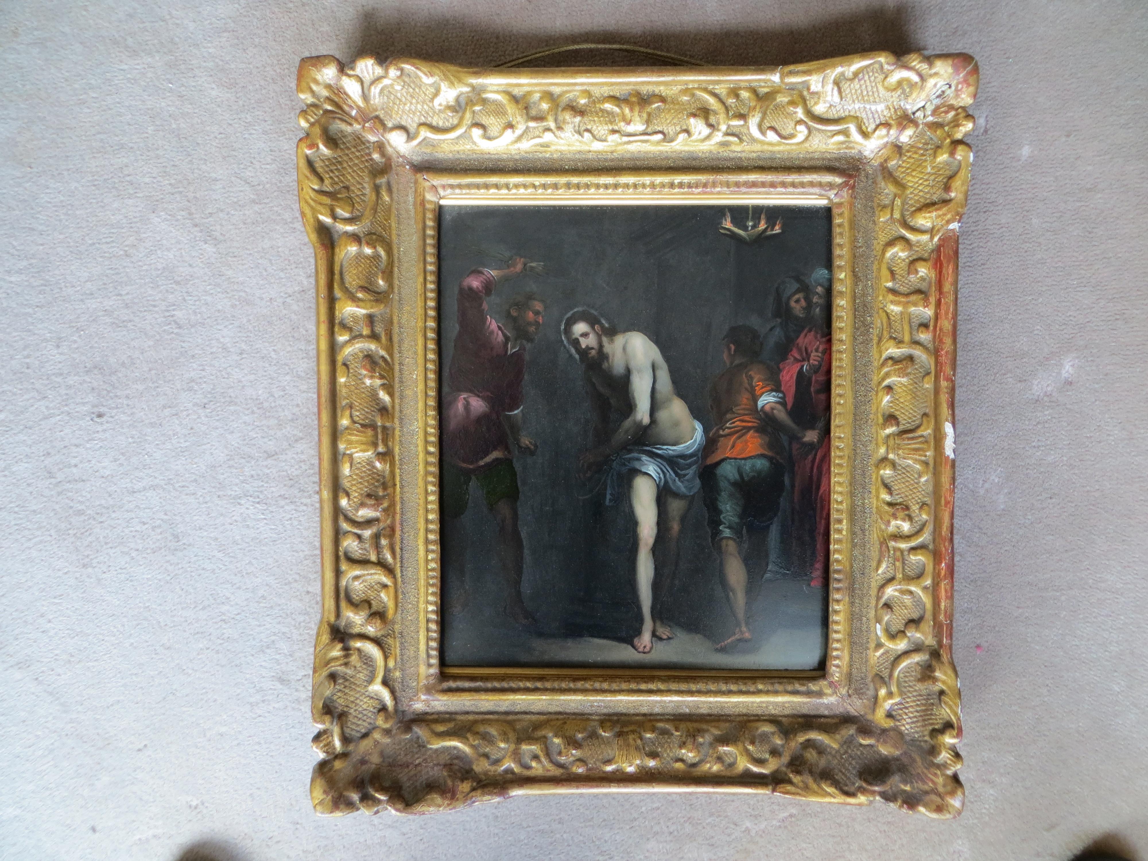  Christ lynched  - Painting by Unknown