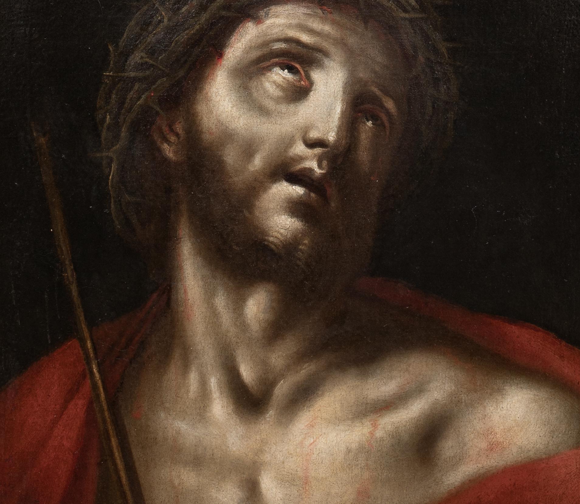 Le Christ portant la couronne d'épines, 17e siècle  Cercle Carlo Dolci (1616-1686) en vente 6