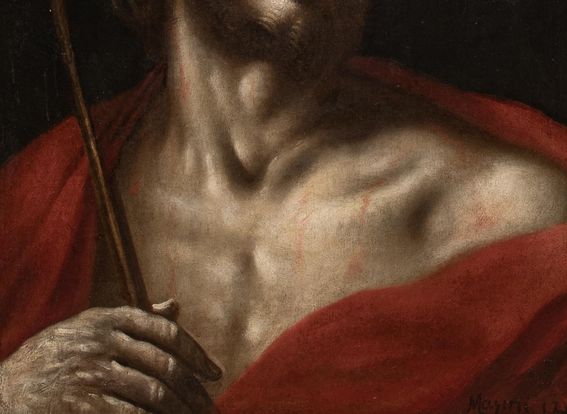 Le Christ portant la couronne d'épines, 17e siècle  Cercle Carlo Dolci (1616-1686) en vente 1