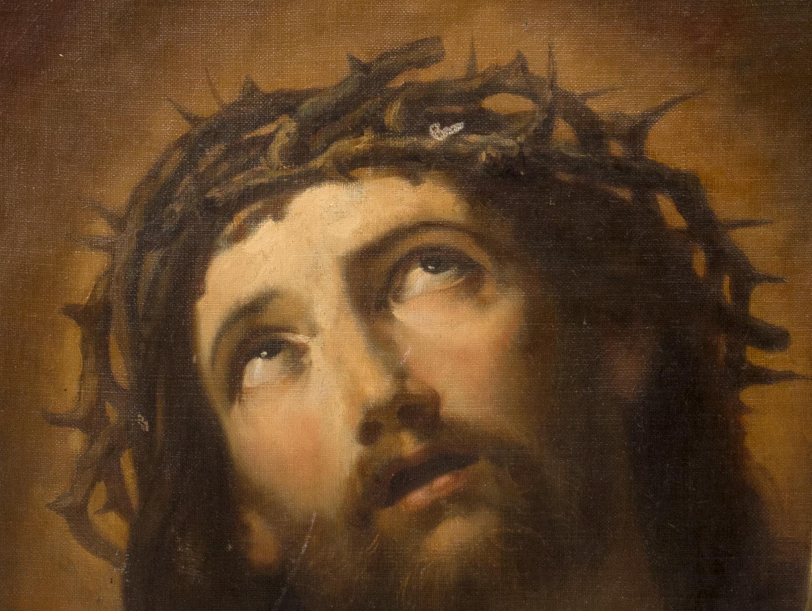 Christ Wearing The Crown Of Thorns 17th Century circle of GUIDO RENI (1575-1642) 3