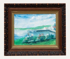 Christopher Insoll (b.1956) - Cornish School Framed Contemporary Oil, Sea Views