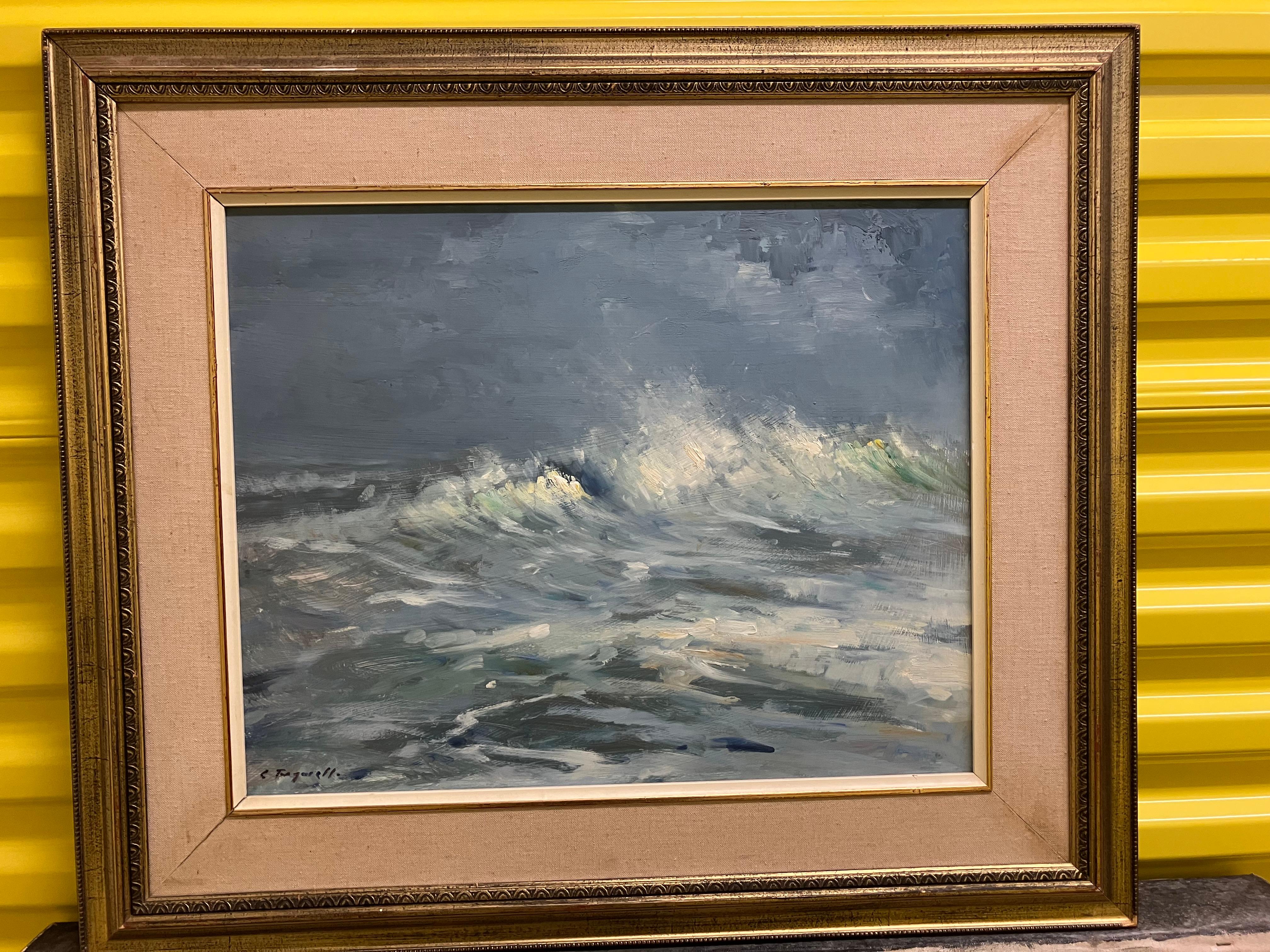 Christopher Tugwell South African waves breaking - Painting by Unknown