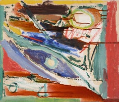 Chromatic Passage, Mid-Century Abstract Expressionist Composition