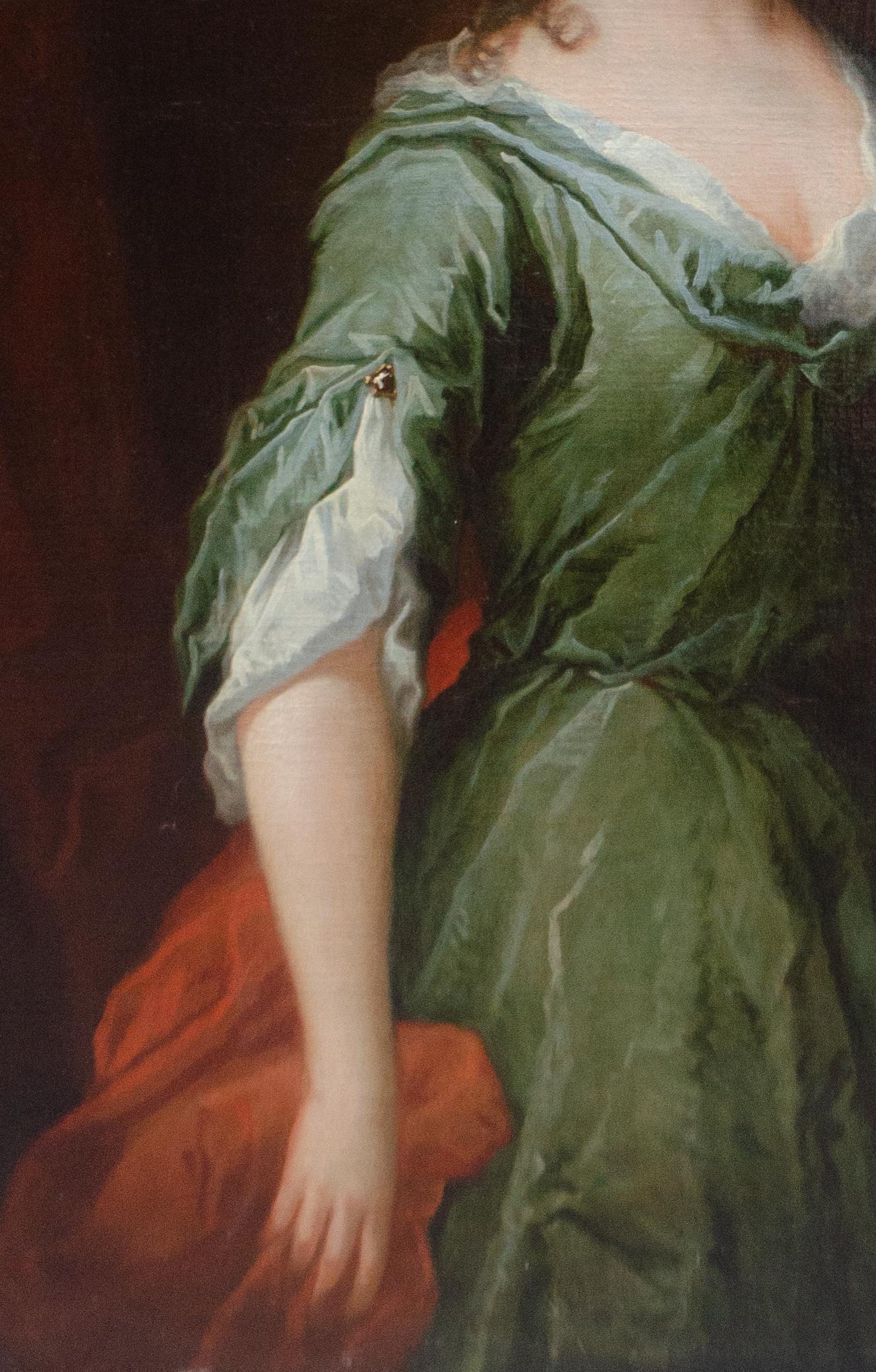 Vers 1715.  Grand portrait de l'English School représentant une dame avec des oranges.  en vente 4