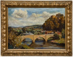 Circle of Herbert F. Royle (1870-1958) - Early 20th Century Oil, Durham Castle