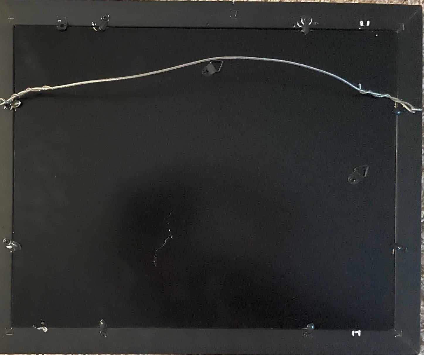 Gli astratti a guazzo e inchiostro della metà del XX secolo sono unici. Questa è dell'artista olandese Andrus Theodore Vossen
nato nei Paesi Bassi nel 1893 e morto nel 1963.
È firmato a matita nell'angolo in basso a destra.
È cablato e pronto per