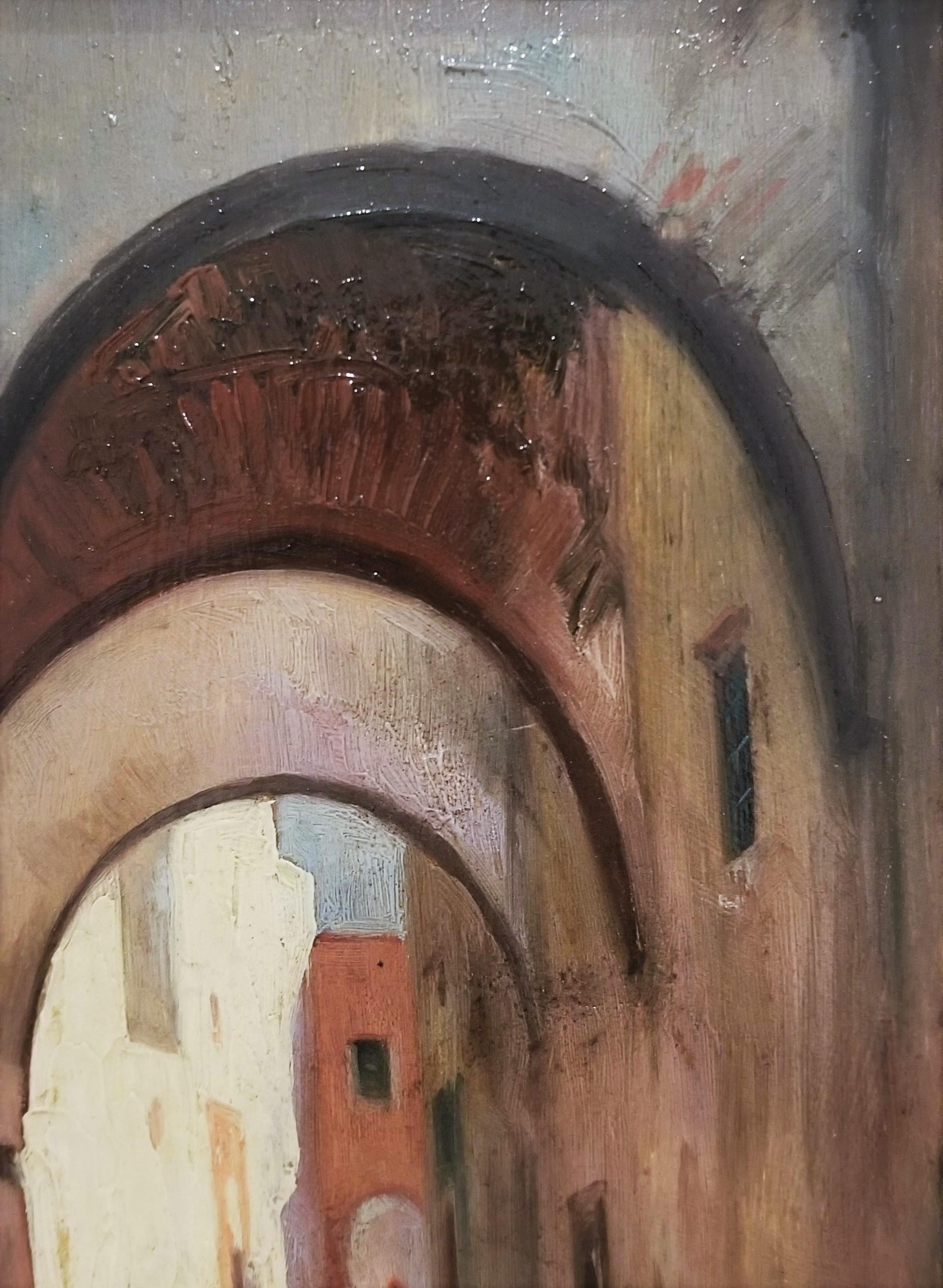 City Street Scene, Damascus, Syria /// Orientalist Oil Painting Middle East 12