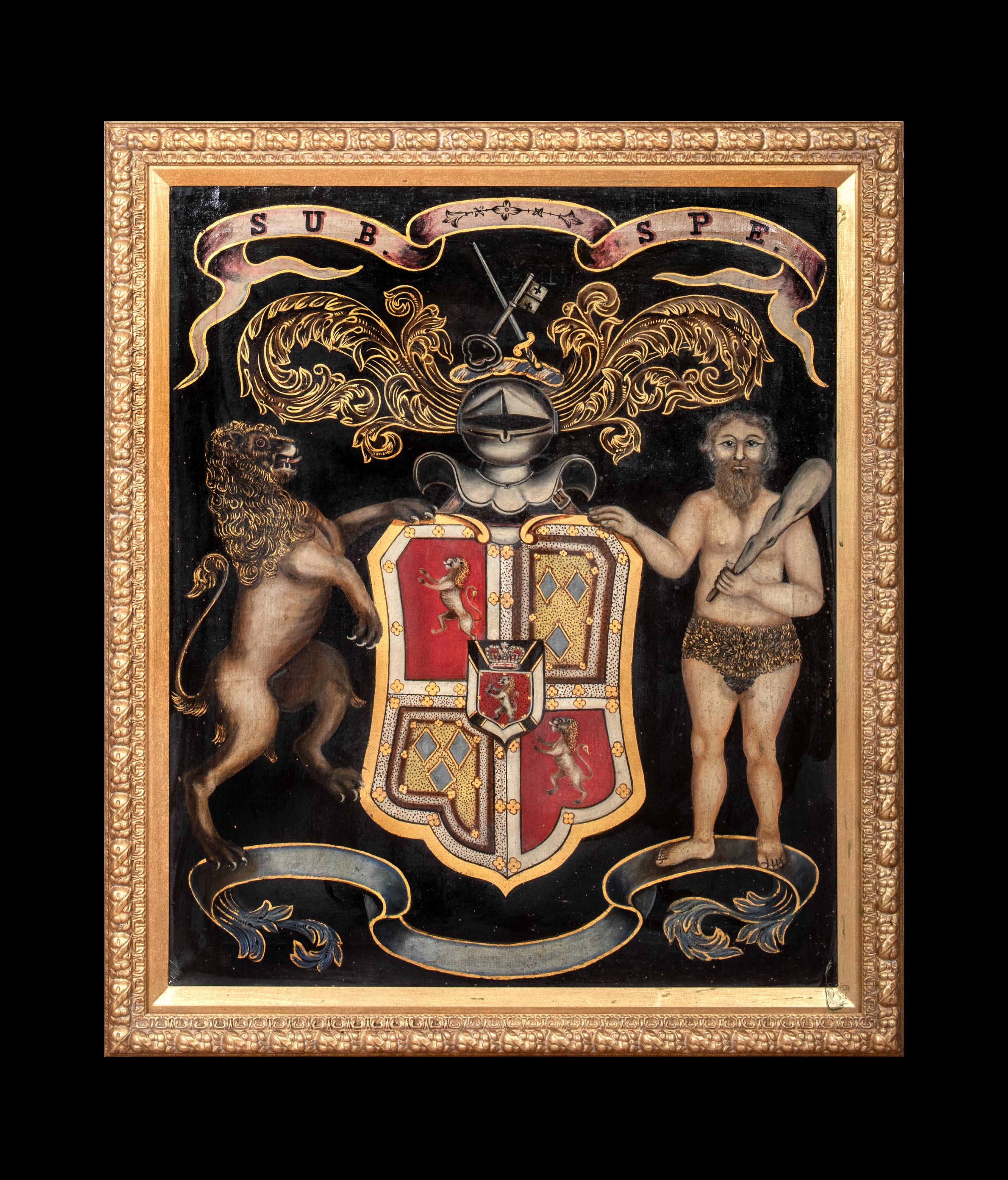 Clan Murray, Coat Of Arms, Duke Of Atholl, 18th Century  Scottish School - Painting by Unknown