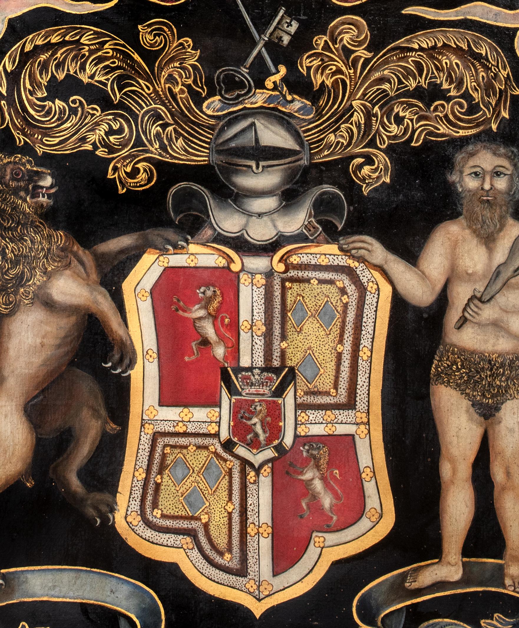 Clan Murray, Coat Of Arms, Duke Of Atholl, 18th Century  Scottish School For Sale 1