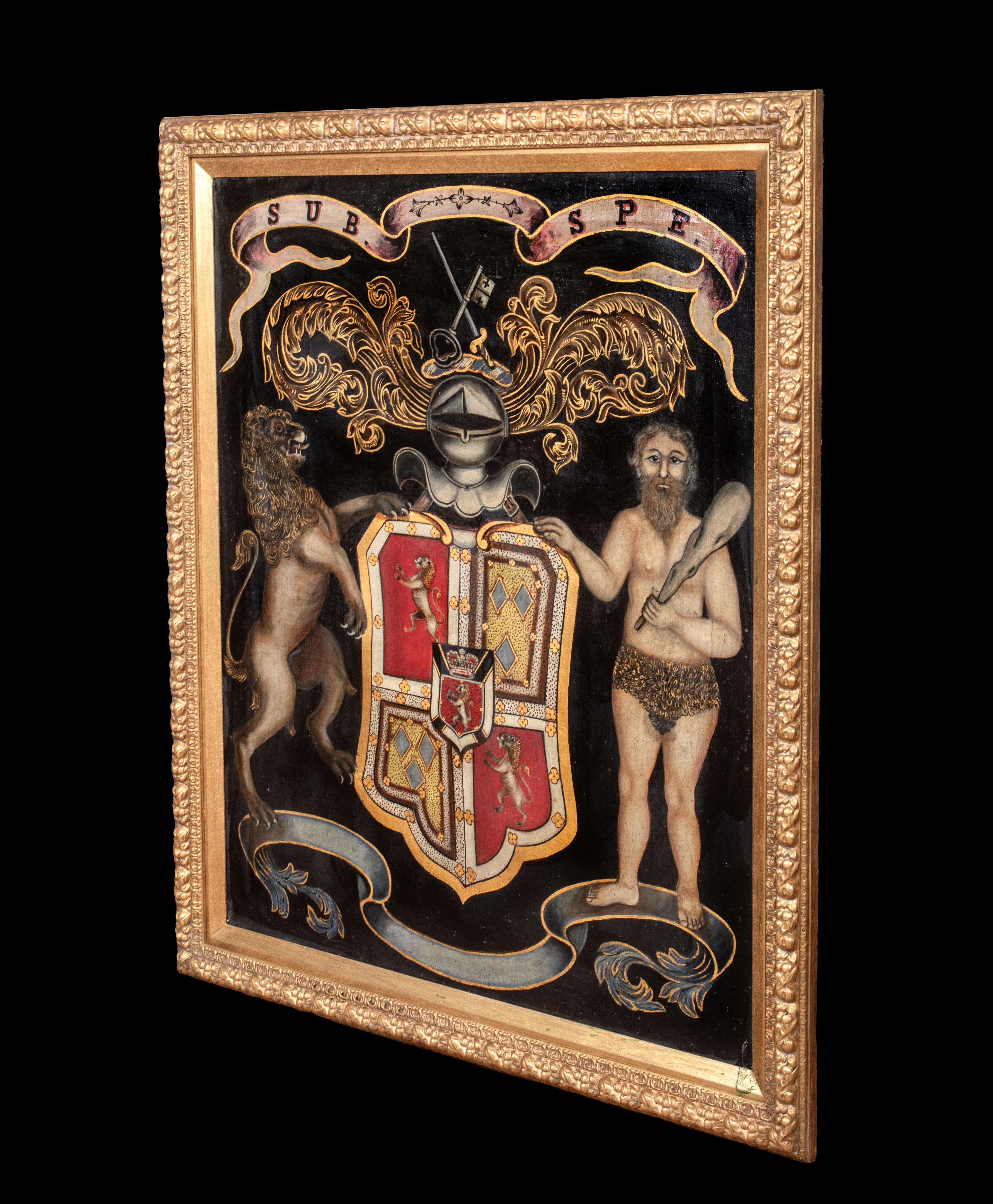 Clan Murray, Coat Of Arms, Duke Of Atholl, 18th Century  Scottish School For Sale 4
