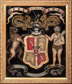 Clan Murray, Coat Of Arms, Duke Of Atholl, 18th Century  Scottish School