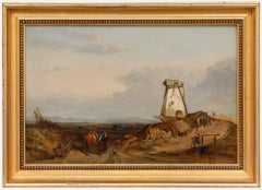 Clarkson Stanfield - 19th Century Oil, A Windmill in Normandy