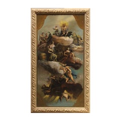 Klassische italienische Allegorienstudie im naturalistischen Stil