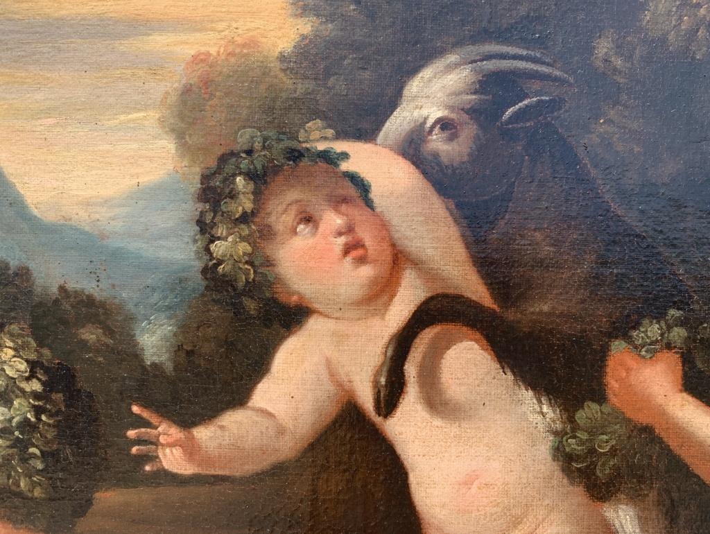 Classicist Italian painter - 18th century figure painting - Venus Putti Bacchana 11