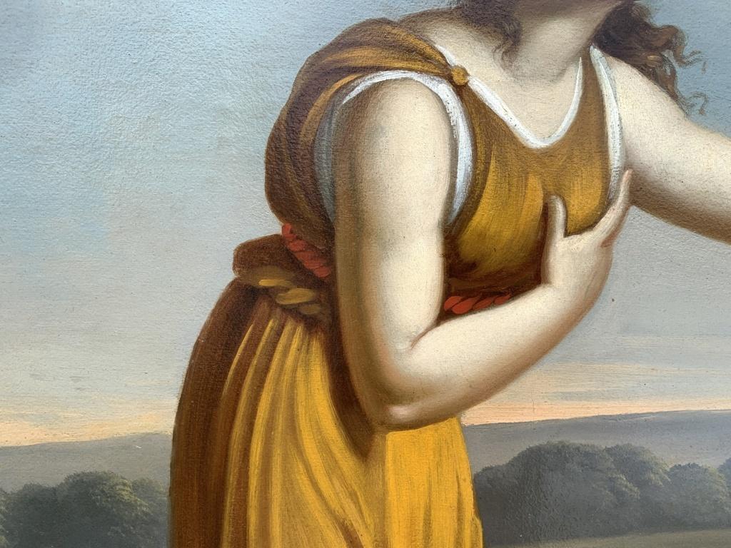 Classicist Italian painter - 19th century figure painting - Roman Allegory For Sale 2