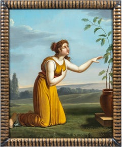 Classicist Italian painter - Early 19th century figure painting - Roman Allegory