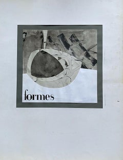 Claude Lagouche, Orignal 1970's French Psychedelic Abstract Painting