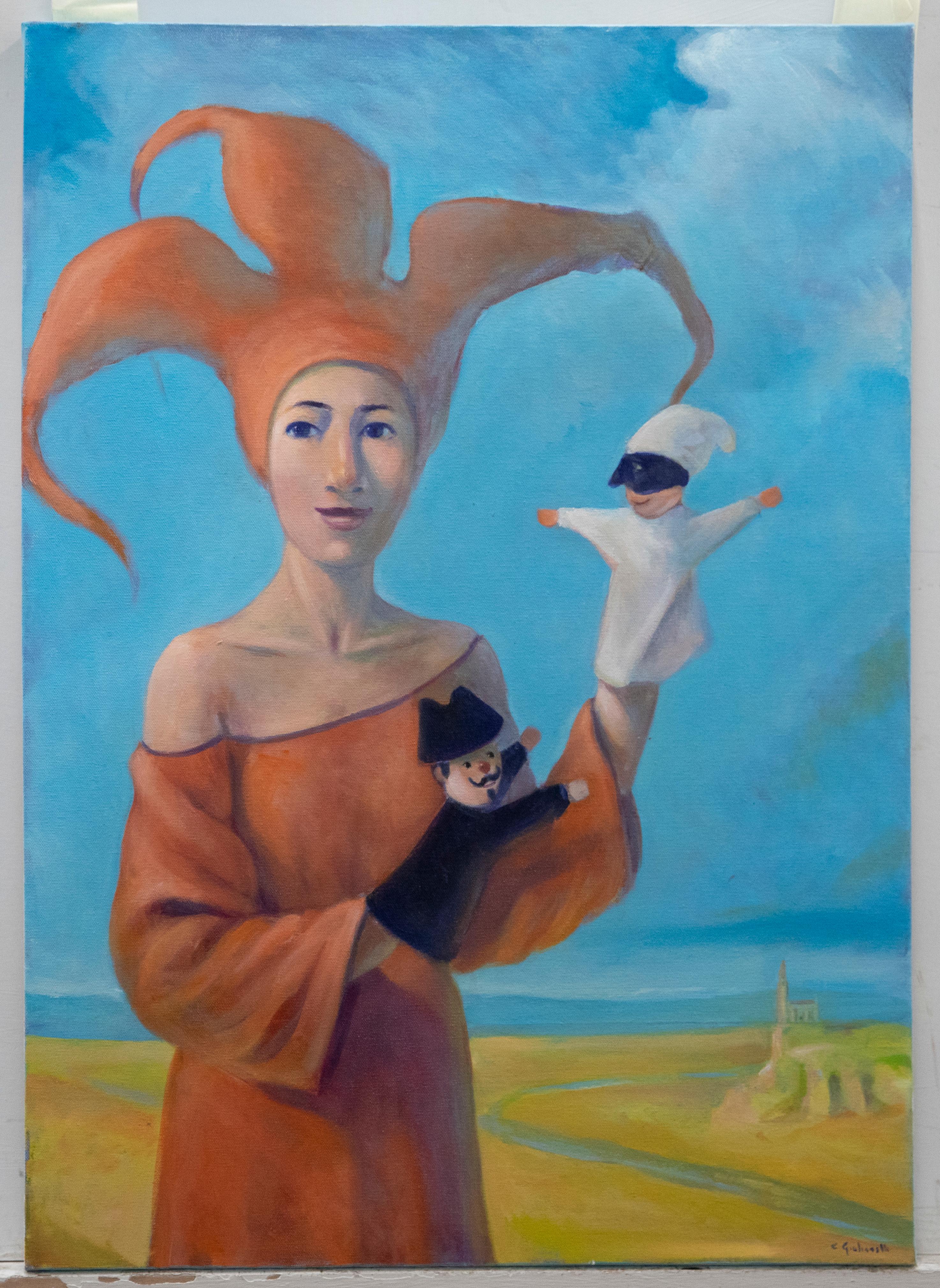Claudio Giulianelli (b.1956) - Contemporary Oil, Il Bianco ed il Nero