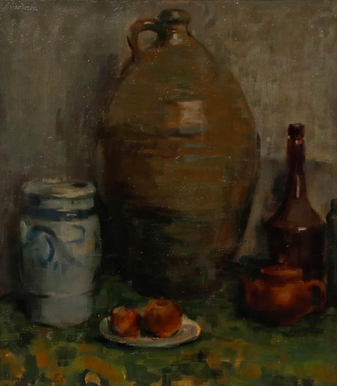 Clemens Merkelbach van Enkhuizen (1937-2023) - Óleo enmarcado, Naturaleza muerta holandesa - Painting de Unknown