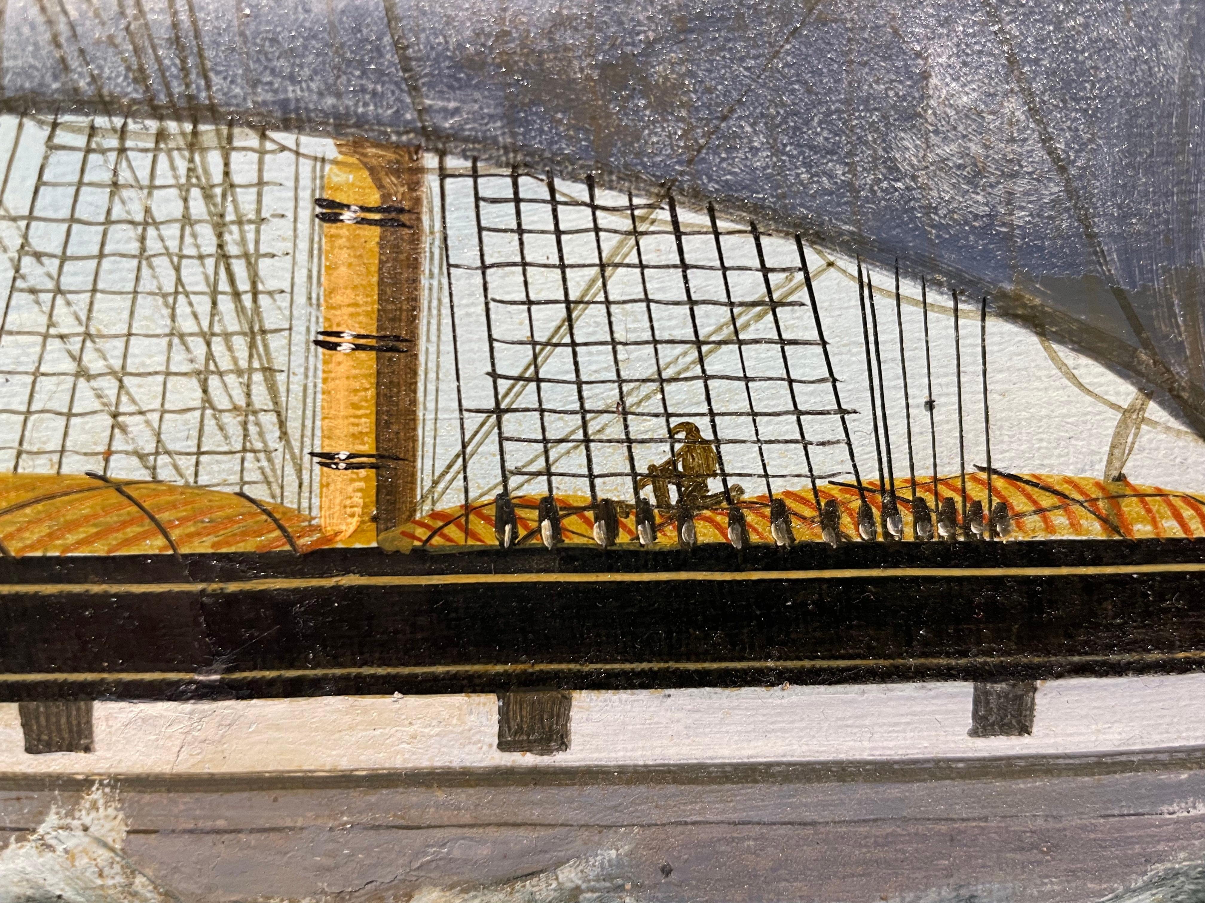 The Clipper Mary Lee in High Seas, amerikanische Schule aus der Mitte des 19. Jahrhunderts im Angebot 2