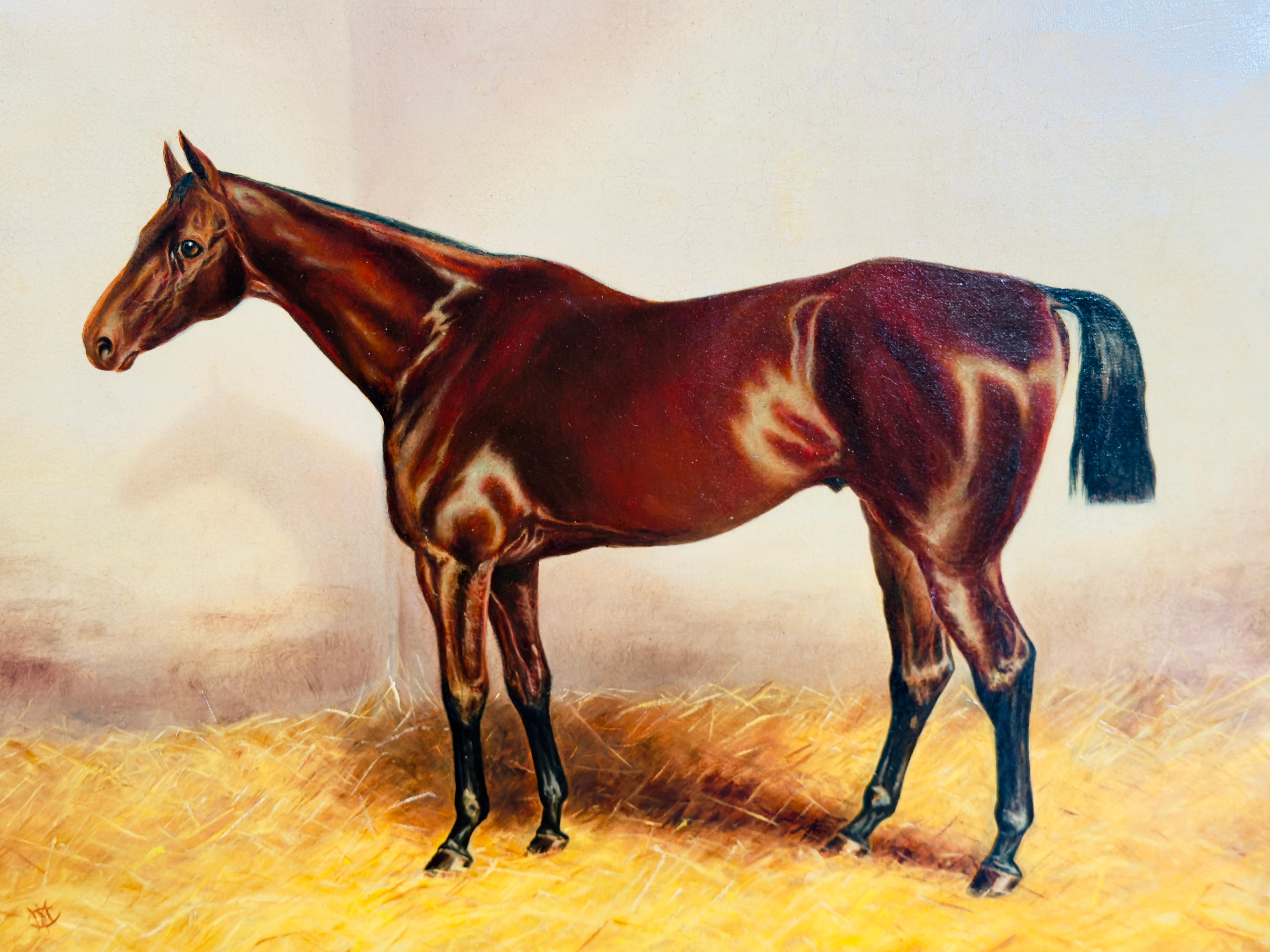 Cloisters, Grand National Steeplechase Pferderennen Champion 1892 – Painting von Unknown