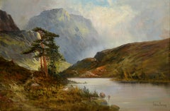 Schottische Highland-Landschaft in der Wolkenformation, frühes 20. Jahrhundert, gelistete britische Landschaft