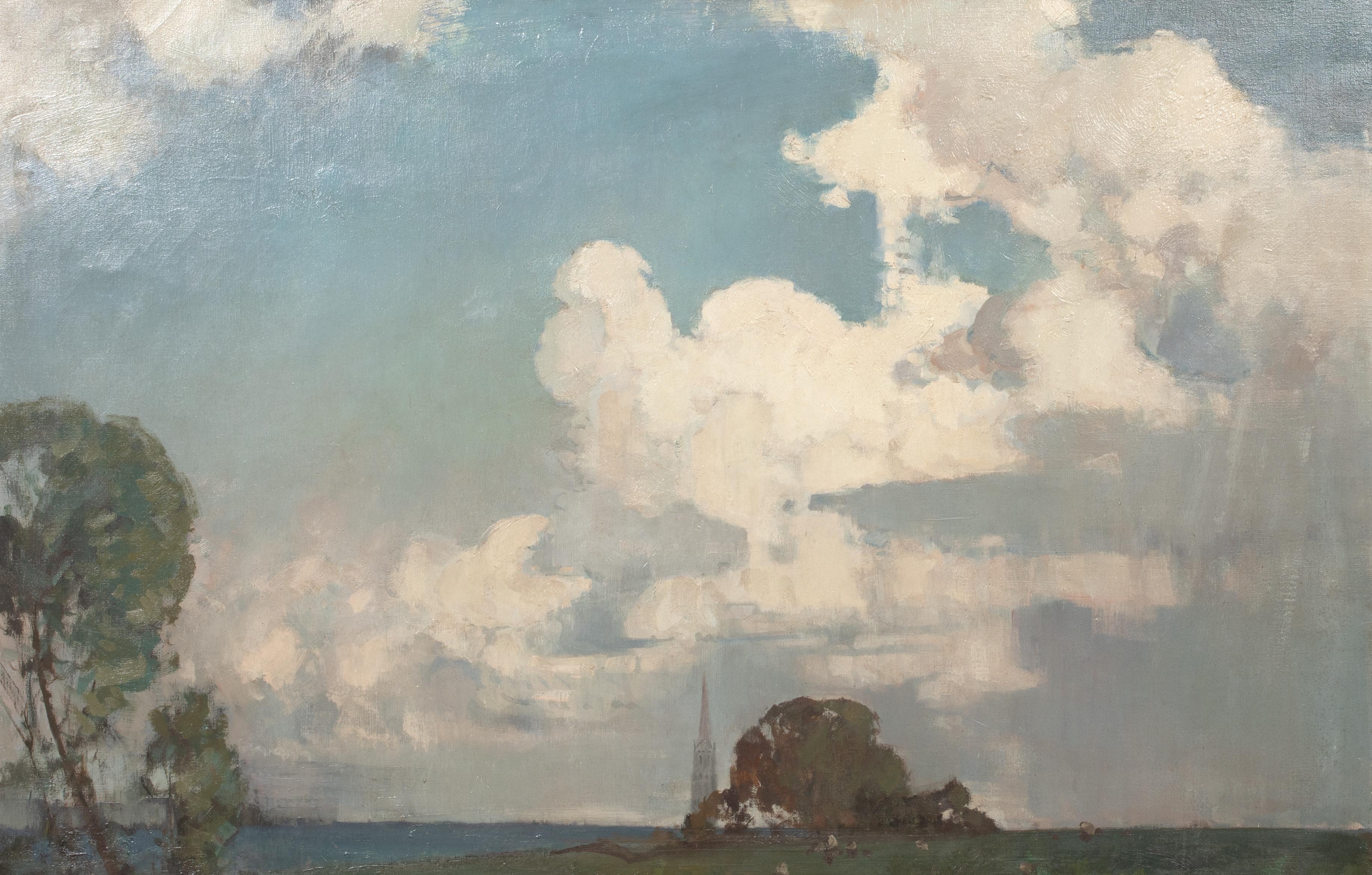 Wolke über Lincolnshire, um 1900  von HERBERT ROLLETT (1872-1932) im Angebot 5