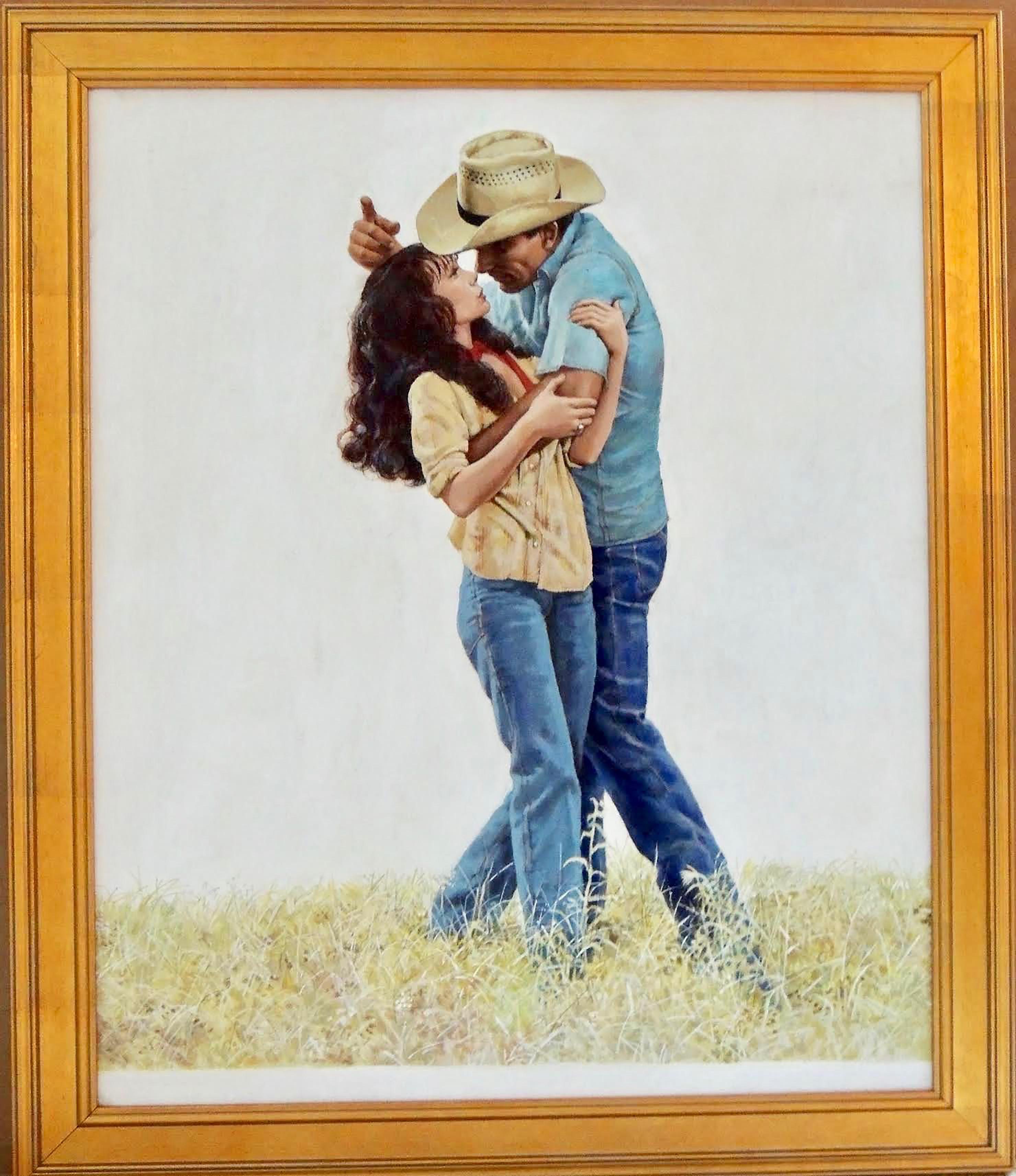 La hija del minero del carbón, cartel de la película británica Quad, 1980 - Painting de Unknown