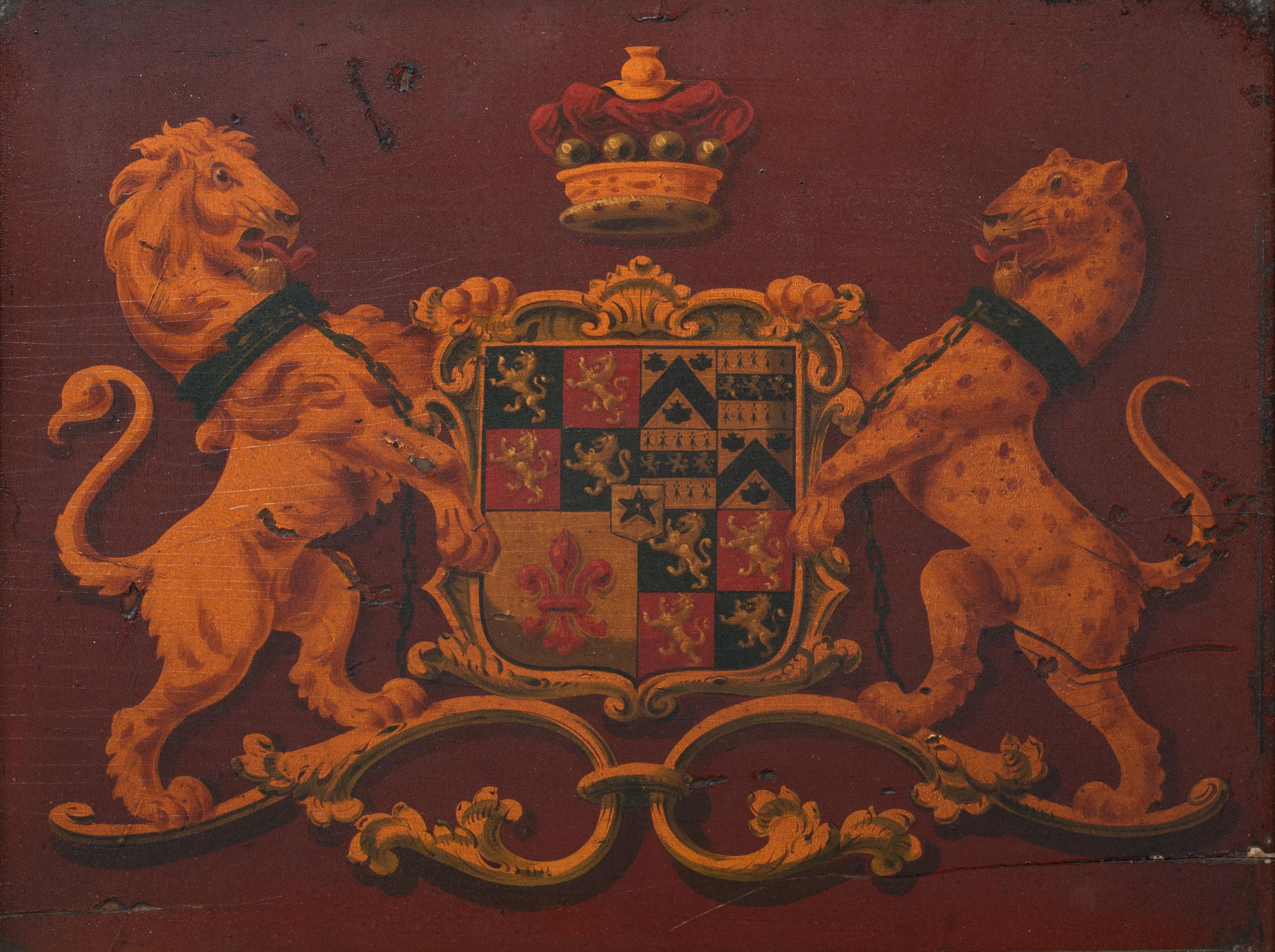 Garderobenmantel Lord Suffield, Sir Harbord 1st Baron Suffield 18. Jahrhundert (Braun), Figurative Painting, von Unknown