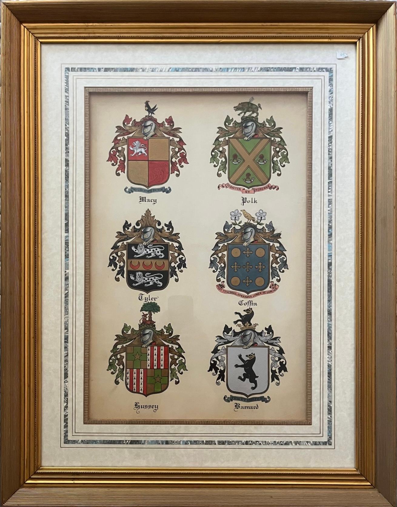 Coates of Arms - Painting di Unknown