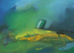 Colin P. Thomas - 20th Century Acrylic, Abstract Storm